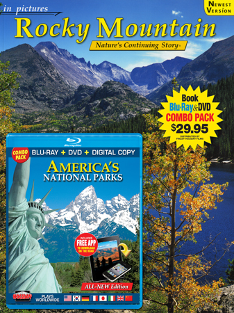 Rocky Mountain Ip Book/ America's National Parks Blu-ray Combo